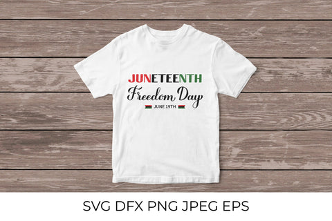 Juneteenth calligraphy lettering. Freedom Day SVG LaBelezoka 