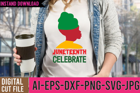 Juneteenth Celebrate SVG Cut File SVG BlackCatsMedia 