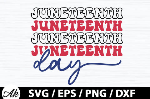 Juneteenth day Retro SVG SVG akazaddesign 