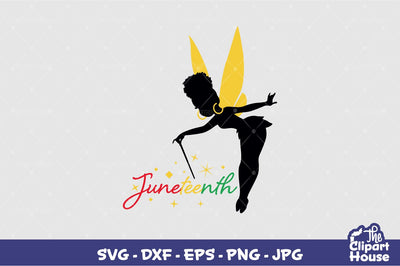 Juneteenth Fairy SVG The Clipart House 