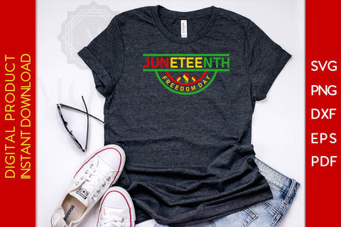 Juneteenth Freedom Day SVG PNG PDF Cut File SVG Creativedesigntee 