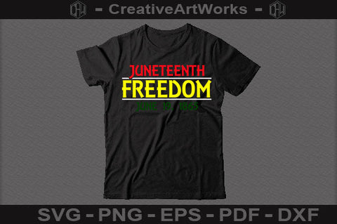 Juneteenth Freedom June 19 1865 SVG File SVG BillahCrafts 