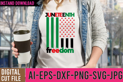 Juneteenth Freedom SVG Cut File SVG BlackCatsMedia 