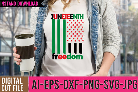 Juneteenth Freedom SVG Cut File SVG BlackCatsMedia 