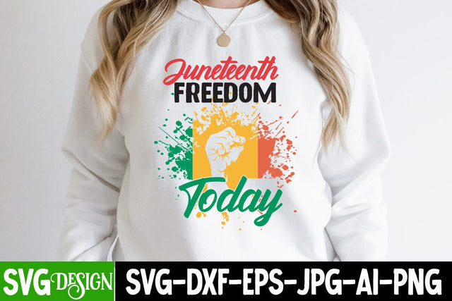 Juneteenth Freedom Today SVG Cut File, Juneteenth Freedom Today Subimation Design, Juneteenth SVG Cut File, Juneteenth Sublimation Design, Black hIstory SVG Bundle , Black Woman SVG Design SVG BlackCatsMedia 