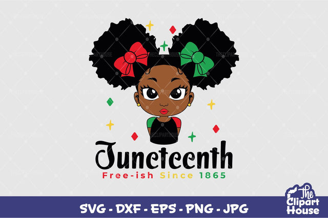 Juneteenth Girl 2 SVG The Clipart House 