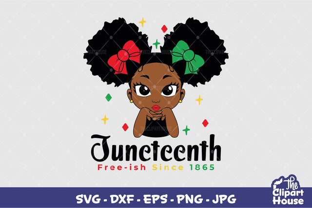 Juneteenth Girl 4 SVG The Clipart House 