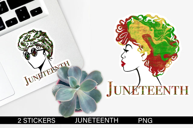 Juneteenth Girls Stickers Bundle | Black History Month Sublimation Pfiffen's World 