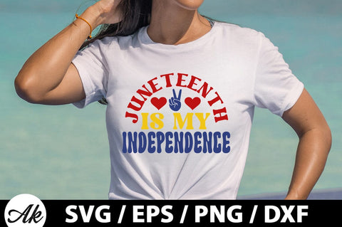 Juneteenth is my independence Retro SVG SVG akazaddesign 