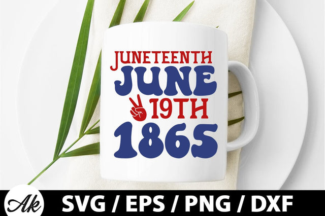 Juneteenth june 19th 1865 Retro SVG SVG akazaddesign 