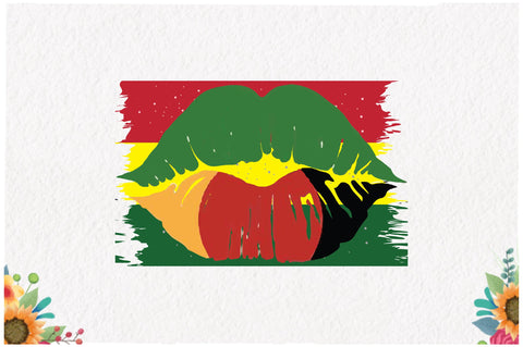 Juneteenth Lips Sublimation Sublimation Jagonath Roy 