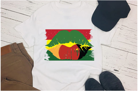 Juneteenth Lips Sublimation Sublimation Jagonath Roy 