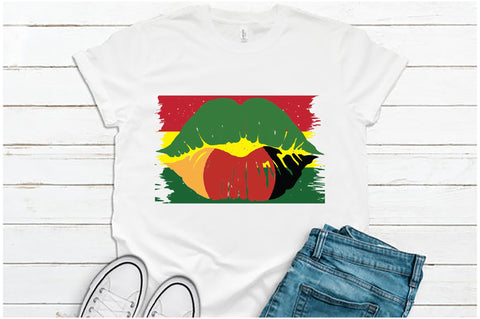 Juneteenth Lips Sublimation Sublimation Jagonath Roy 