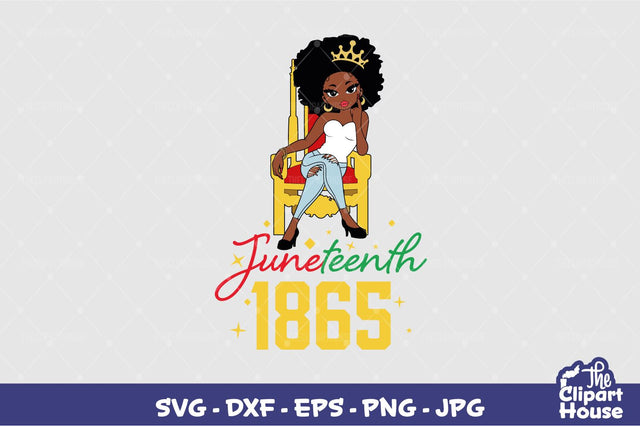 Juneteenth Queen SVG The Clipart House 
