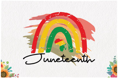 Juneteenth Rainbow Sublimation Sublimation Jagonath Roy 