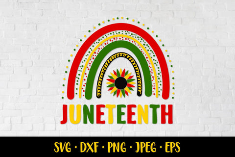 Juneteenth rainbow SVG, Afo American holiday. Black pride SVG LaBelezoka 