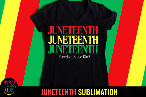 Juneteenth Sublimation- Black History Sublimation PNG Sublimation Happy Printables Club 