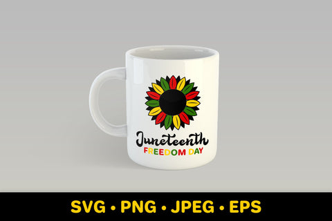 Juneteenth sunflower SVG, African American holiday SVG LaBelezoka 