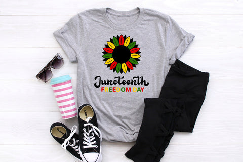 Juneteenth sunflower SVG, African American holiday SVG LaBelezoka 