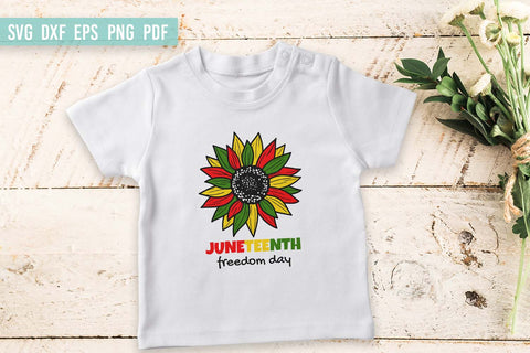 Juneteenth sunflower SVG | Black history month SVG SVG Irina Ostapenko 