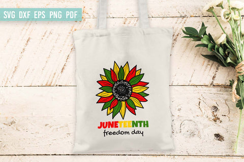 Juneteenth sunflower SVG | Black history month SVG SVG Irina Ostapenko 