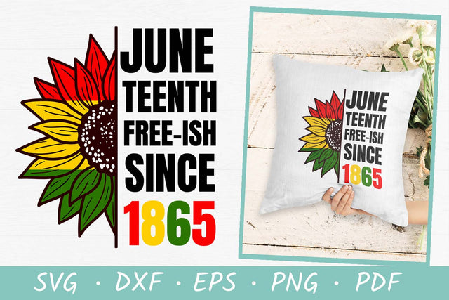 Juneteenth sunflower SVG | Black history month SVG SVG Irina Ostapenko 
