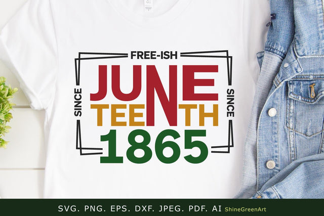 Juneteenth SVG | Black History Month SVG Cut File SVG Shine Green Art 