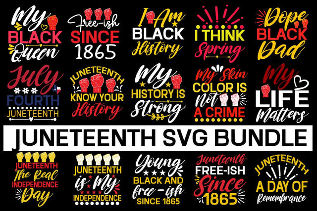 Juneteenth SVG Bundle SVG designmaster24 
