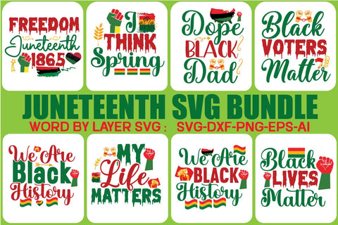 Juneteenth Svg bundle SVG Newmockups 