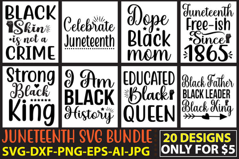 Juneteenth Svg Bundle SVG Syaman 
