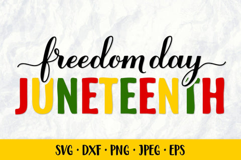 Juneteenth SVG. Freedom Day. Hand lettered shirt design SVG LaBelezoka 
