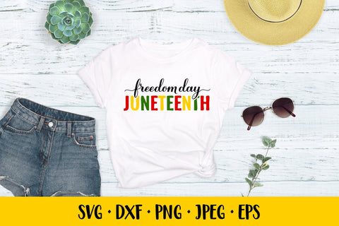 Juneteenth SVG. Freedom Day. Hand lettered shirt design SVG LaBelezoka 