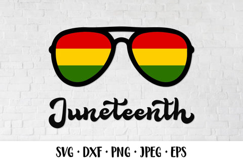 Juneteenth SVG. Juneteenth sunglasses. Afro American holiday SVG LaBelezoka 