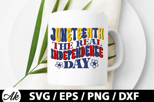 Juneteenth the real independence day Retro SVG SVG akazaddesign 