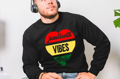 juneteenth vibes only SVG BB Type Studios 