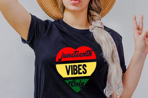 juneteenth vibes only SVG BB Type Studios 