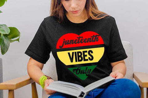juneteenth vibes only SVG BB Type Studios 
