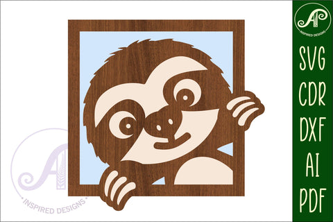 Jungle animal wall art SVG laser cut file, wall decor SVG APInspireddesigns 