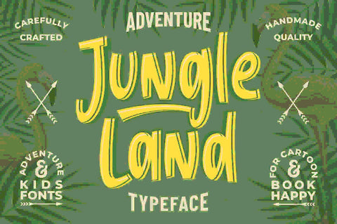 Jungle Land Font Garisman Studio 