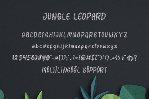 Jungle Leopard Font Prasetya Letter 