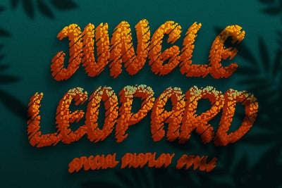 Jungle Leopard Font Prasetya Letter 