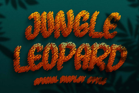 Jungle Leopard Font Prasetya Letter 