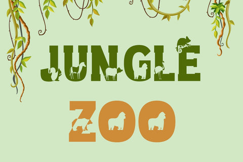 Jungle Zoo - Animal Font Font ampersand 