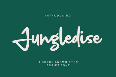 Jungledise Font Allouse.Studio 