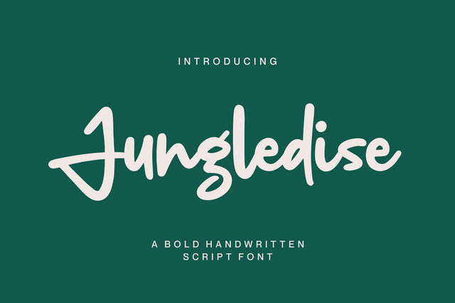 Jungledise Font Allouse.Studio 