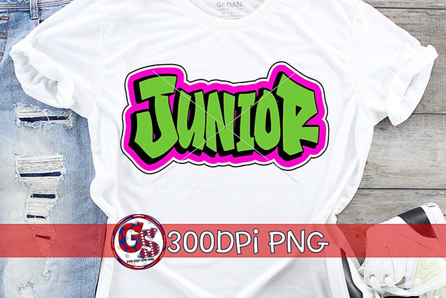Junior Graffiti PNG for Sublimation Sublimation Greedy Stitches 