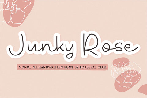Junky Rose Font Forberas 
