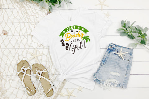 Just a Beachy Kind of Girl | Funny Summer SVG SVG Hippo Creations 