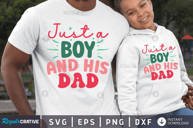 just a boy and his dad SVG SVG Regulrcrative 