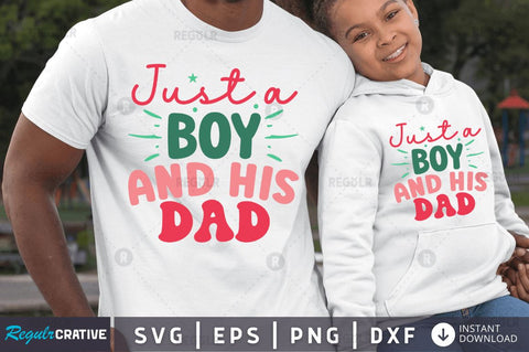 just a boy and his dad SVG SVG Regulrcrative 